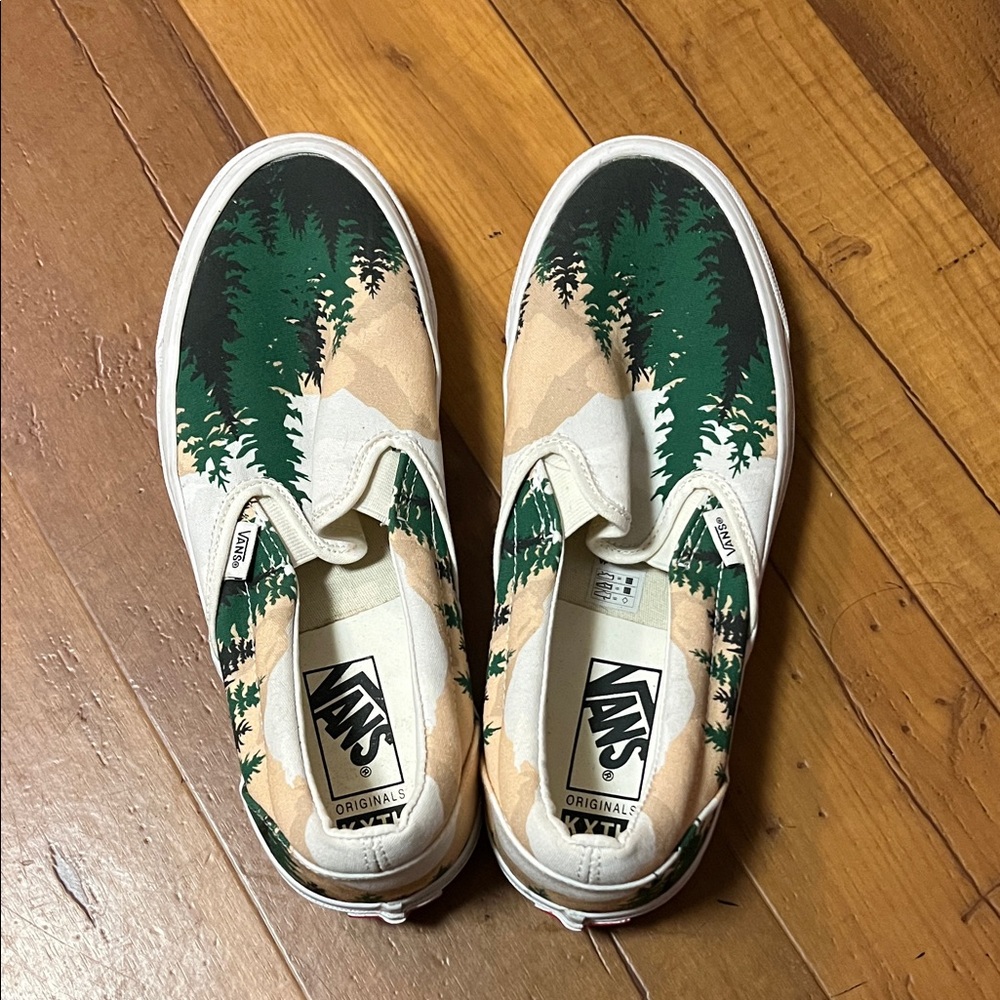 KITH × Vans Vault OG Classic Slip-On LX "Treescape" size 9.5 men